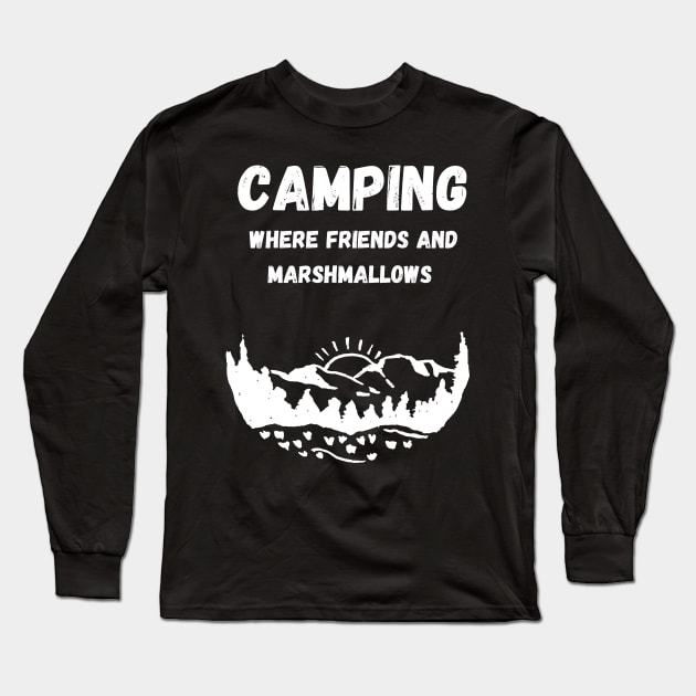 Camp Know Where Long Sleeve T-Shirt by Maroon55